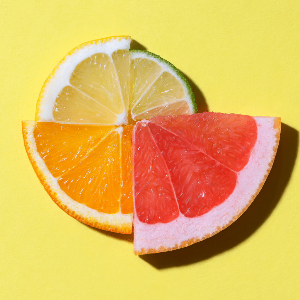 Verschillende citrusvruchten